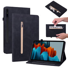 For Samsung Galaxy Tab S9 S9 Plus S8 S7 Luxury Leather Zipper Wallet Case Cover picture