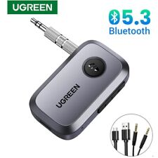 UGREEN Bluetooth 5.3 AUX Adapter 3.5mm Jack Mic Receiver For Car Audio Speaker picture