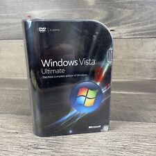 Microsoft Windows Vista Ultimate Full 32 Bit & 64 Bit DVDs=NEW SEALED BOX= picture
