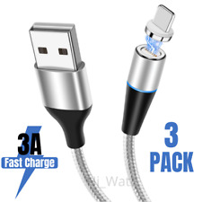 3Pack 3Ft 6Ft Magnetic Fast Charger USB Cable For Apple iPhone iPad Charger Cord picture