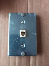 Nortel/Northern Telecom Steel Faced Modular Wall-mount Phone Outlet RJ-11 picture