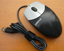 Vintage Gray & Silver Compaq Logitech M-UR69 Optical Wheel Mouse Cleaned Tested picture