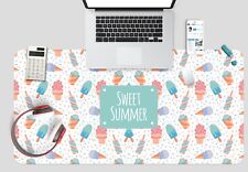 3D Ice Cream Pattern 141 Non-slip Office Desk Mouse Mat Large Keyboard Pad Game picture