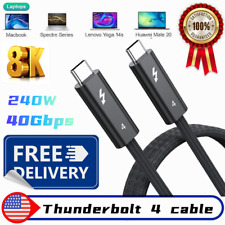 Thunderbolt 4 cable 3FT 40Gb/s 240W USB-C for Apple Thunderbolt 4 USB 4 3 Cable picture