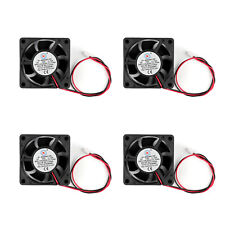 4Pcs DC Brushless Cooling PC Computer Fan 12V 6020s 60x60x20mm 0.15A 2 Pin Wire picture