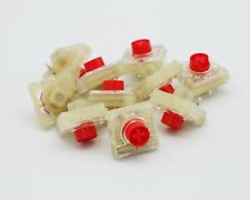 10pcs Cherry MX Low Profile RGB Red Switches Used picture