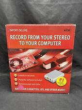 Xitel Inport Deluxe Software Record From Your Stereo To Computer New In Open Box picture