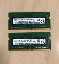 Lot of 10 SK hynix 8GB (2x4GB) DDR4 SODIMM 1Rx16 PC4-2666V COMPUTER MEMORY RAM picture