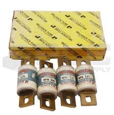 NEW BOX OF 4 NEW RELIANCE ELECTRIC RFN 125 RECTIFIER FUSE 125A 250VAC *READ* picture