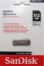 SanDisk Ultra Luxe 512GB USB 3.1 Flash Drive Silver SDCZ74-512G-G46 picture