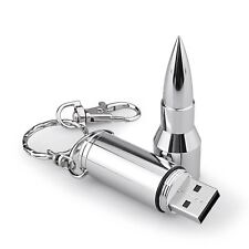 32GB Silver Bullet Model USB2.0 Flash Drive U Disk Pen Drive Memory Stick Gift picture