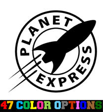 Vinyl Decal Truck Car Sticker Laptop - Television Futurama Planet Express picture