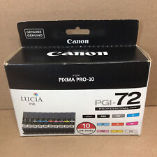 PGI-72 for CANON PIXMA PRO -10 LUCIA ink 10-Color Ink - New / Sealed / Genuine picture