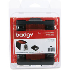 Genuine Evolis Badgy100 / Badgy200 Monochrome Black Ribbon - CBGR0500K - New picture