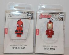 Marvel Avengers Iron Man & Spider-Man Flash Drive USB 2.0 16GB PC New Tribe picture
