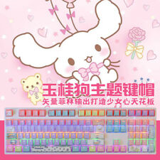 Cinnamoroll PBT Keycap Kawaii Cute Cherry Profile 108 KEYS Sets For Cherry MX picture