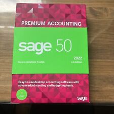 NEW Sage 50 Premium Accounting 2022 US Edition 1-User  for Windows Sealed  picture