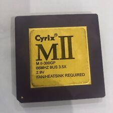 1x Cyrix M II 300GP 66 MHZ Bus 3.5X 2.9V Ceramic CPU  picture