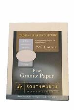Southworth Colors + Textures Collection Fine Granite Paper Gray. New Open Box. picture