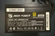 High Power PSU Power Supply 600w 80 Plus Gold ATX hp1-j600gd-f12s picture