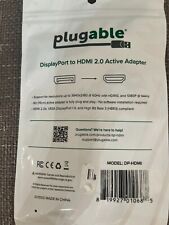 Genuine Plugable Monitor Adapter - DisplayPort to HDMI 4K @60Hz *FREE SHIPPING* picture