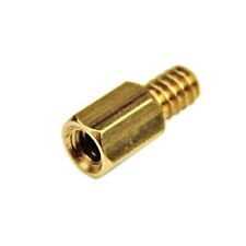 6-32 Brass Motherboard Standoffs for ATX Computer Case - 15 Pack (STANDOFF632) picture