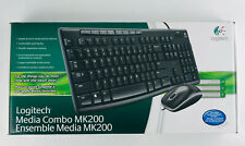 Logitech Media Combo Keyboard & Mouse MK200 Black picture