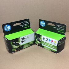 HP 962XL High Yield Black 962 Cyan/Magenta/Yellow Ink Cartridges Exp 2025 - NEW picture
