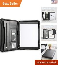 Vegan Leather Business Portfolio - Tablet Sleeve & Card Storage - Zipper picture