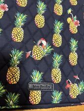 VERA BRADLEY Laptop Sleeve in Toucan Party  Navy Blue Pineapples Crabs picture