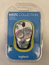NEW Logitech Wireless Mouse M317 Lady on the Lily Floral Ladybug Factory Sealed picture