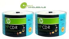 100 HP CD-R CDR Logo Top Discs Blank 52X 700MB 80MIN In ECO Spindle (Storage) picture
