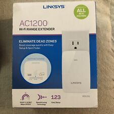 LINKSYS AC1200 WI-FI RANGE EXTENDER 123 Easy Setup N300 + AC867 Mbps Speed picture