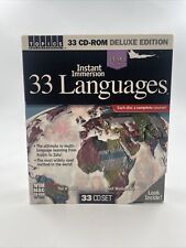 SEALED The Euro Method Instant Immersion 33 Languages (33 CD Set) Deluxe Edition picture