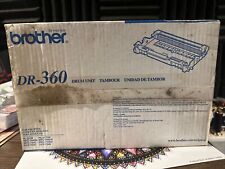 Brother DR-360 Black Drum Unit Toner Cartridge NEW and SEALED (old/dirty Tape) picture