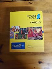 Rosetta Stone LEARN FRENCH Levels 1  - V4  SOFTWARE-NEW-SEALED picture