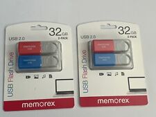 Memorex 32GB 2pk  (2 Packs Of 2) Flash Drive USB 2.0 picture