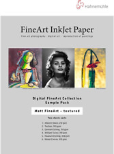 Hahnemuhle Inkjet Paper Sample Pack Matte Textured 8.5x11 In 10 sheets picture