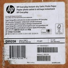 SEALED IN OB HP Everyday Pigment Ink Photo Paper Roll Satin 24