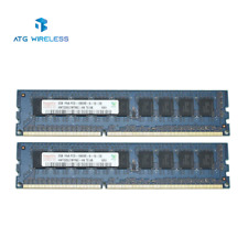 Lot of 2 Hynix 4GB (2x2GB) 1Rx8 PC3-10600E Server Ram picture