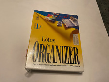 Vintage LOTUS ORGANIZER Personal Information Manager For Windows  1.1 Sealed picture