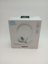 Logitech H390 Wired Headset - Off White USED CLEAN 170 picture
