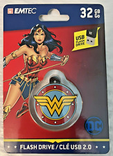 Emtec Wonder Woman Justice League USB 32 GB Flash Drive Keychain DC New picture