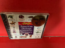 American Heritage Children's Dictionary WINDOWS (PC CD ROM, 1995) New, Sealed picture