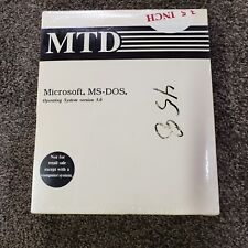 Original Microsoft MS-DOS 5.0 Operating System Version 5 on 5.25