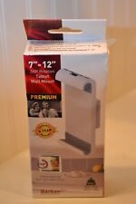 Barkan 7-12 inch Premium Fixed Tablet Wall Mount 3lbs White/Clamp Opening 360 Ro picture