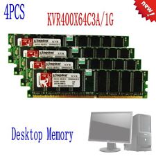 Kingston 4GB 4x 1GB DDR 400MHz PC 3200 184Pin KVR400X64C3A/1G Desktop Memory AB picture