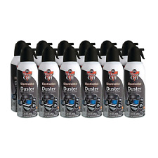 12 pk Compressed Air Computer TV Gas Cans Duster 10 oz Dust Off Keyboard Laptop picture