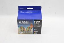 Epson 127 XL Color Ink Cartridges Cyan Magenta Yellow T127520 EXPIRED/2019 picture