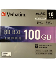 Verbatim BD-R XL Blu-ray 10 Discs 100GB 2-4x VBR520YP10D1 Japan picture